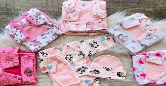 Roupas de algodão para bebes